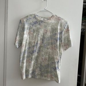 Frankie Shop Tops The Frankie Shop Shoulder Pad Tee In